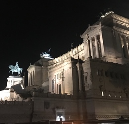Rome -  Piazza Venezia at Night, Sherri