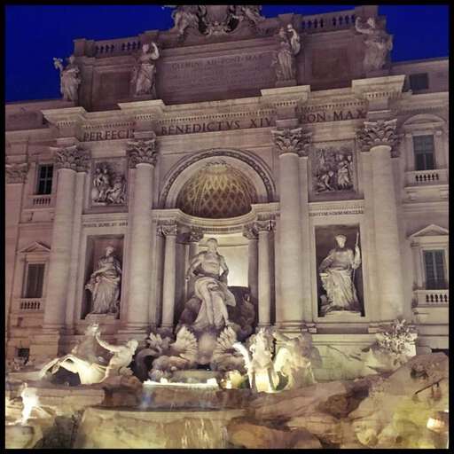 Rome - Trevi Fauntain at Night, Koen