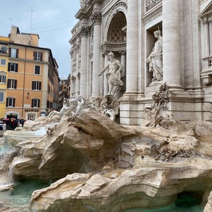Rome - Trevi Fauntain from Right, Cheyenne